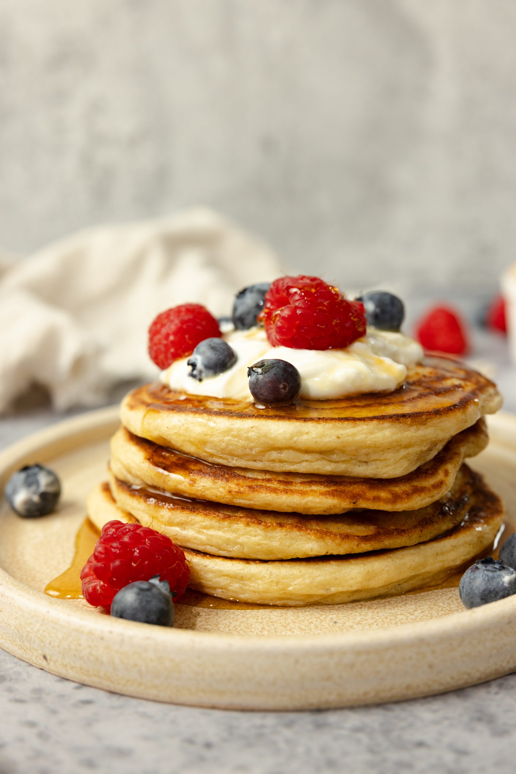Blender Cottage Cheese Pancakes - Oregon Dairy Council